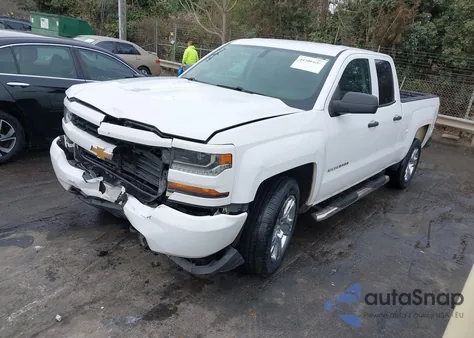 2017 Chevrolet Silverado 1500 Custom из США, поврежденный, VIN 1GCRCPEH7HZ110251